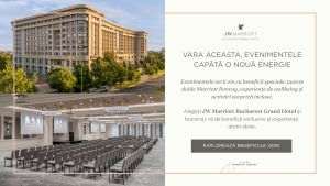 JW Marriott Bucharest Grand Hotel lansează oferta de vară dedicată evenimentelor corporate şi întâlnirilor de business